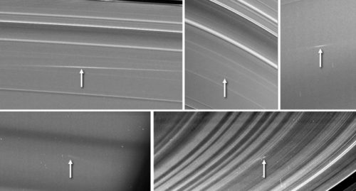 Кассини наблюдает за метеорами сталкивающимися с кольцами Сатурна